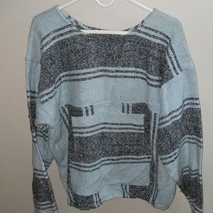 Baja Striped Crewneck Sweater